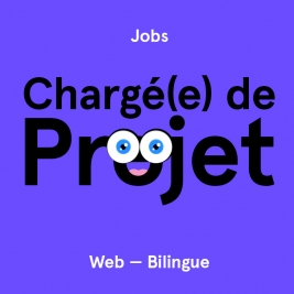 Ouverture de poste : Chargé(e) de projets recherché(e)